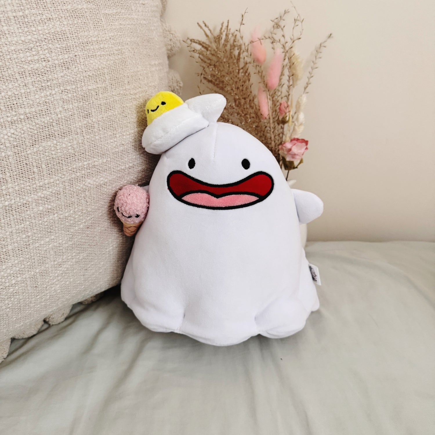 Ghost with egg plush