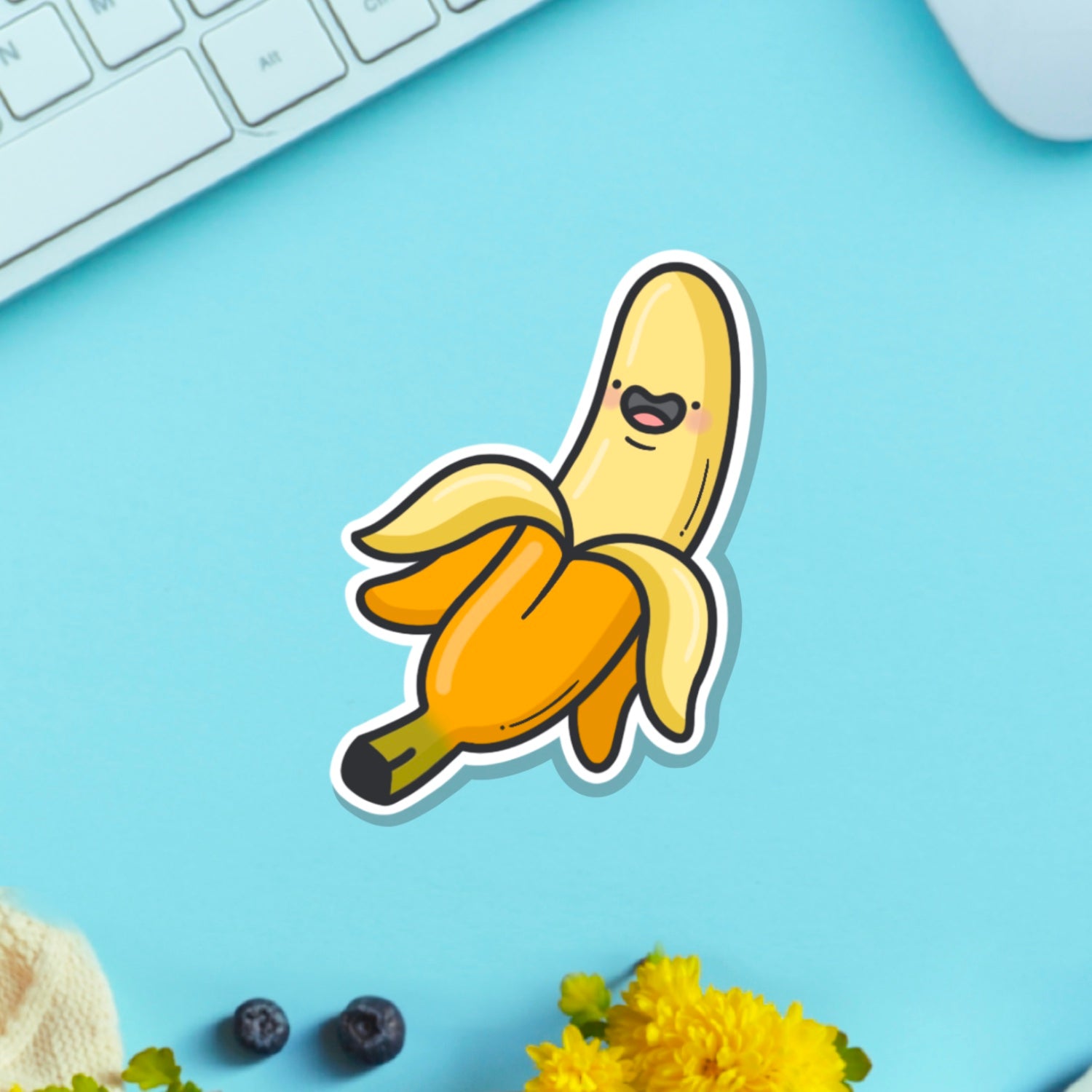 Banana Vinyl Sticker