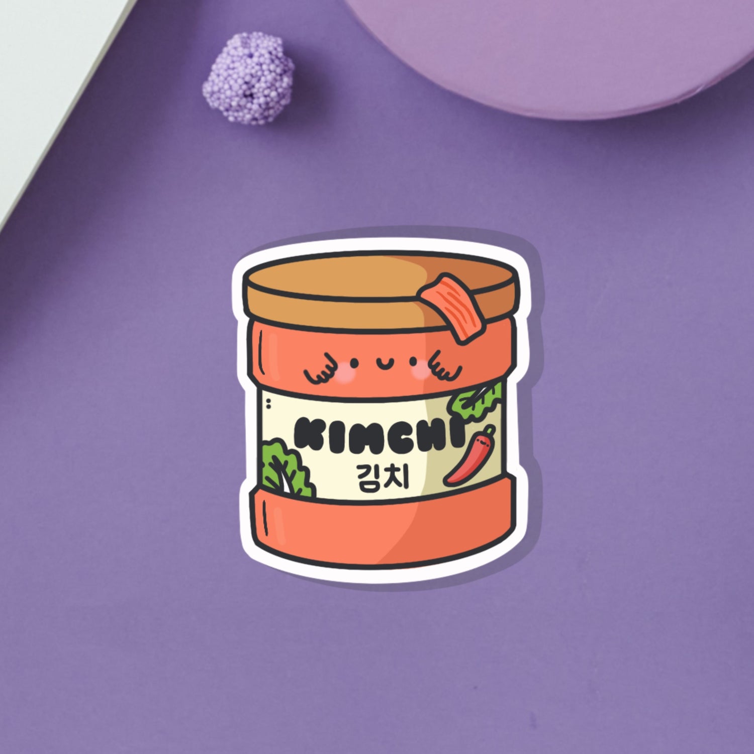 Kimchi Vinyl Sticker