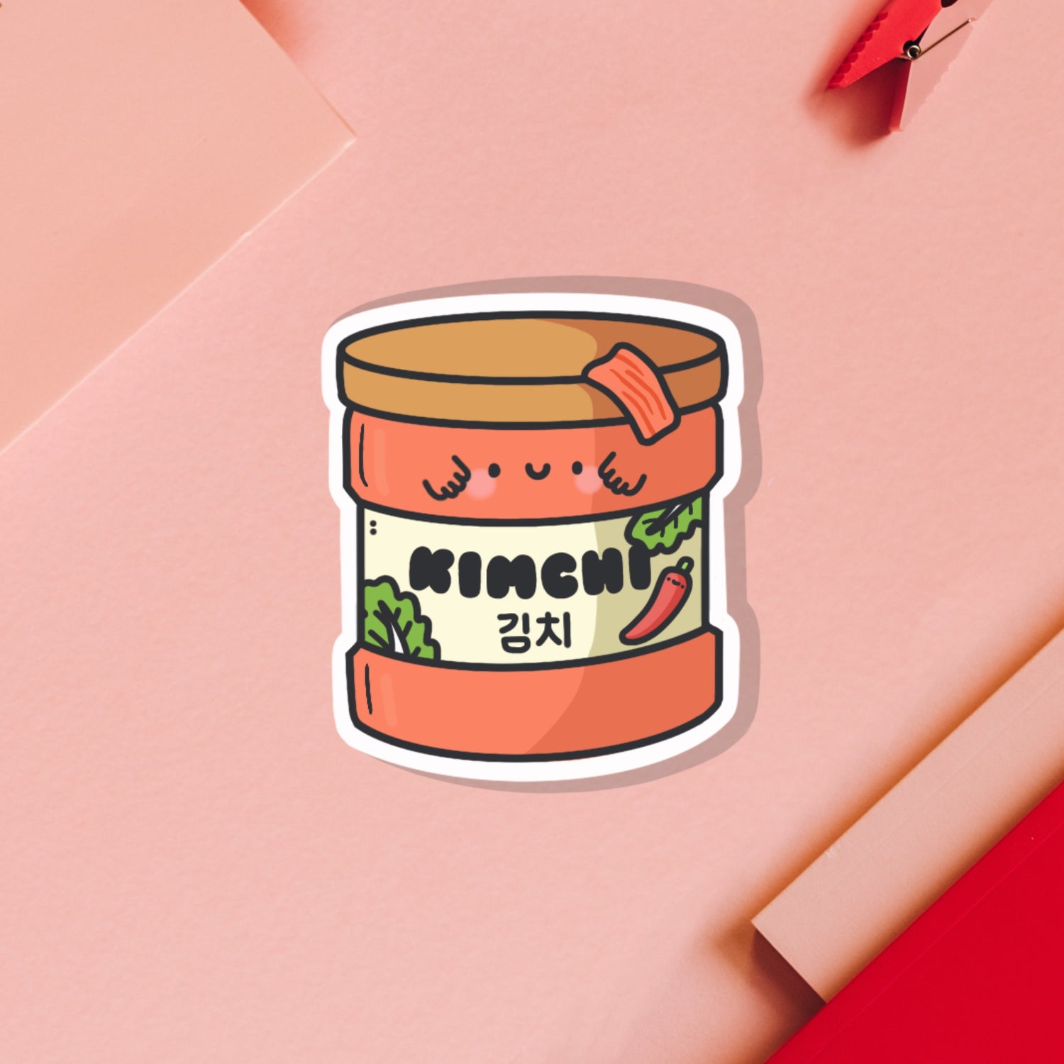 Kimchi Vinyl Sticker
