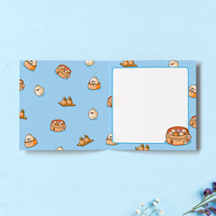 Dim sum print inside bao buns card