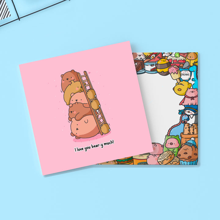 bear stack card with Toastedink envelope