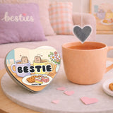 Bestie Heart-Shaped Tea Bags