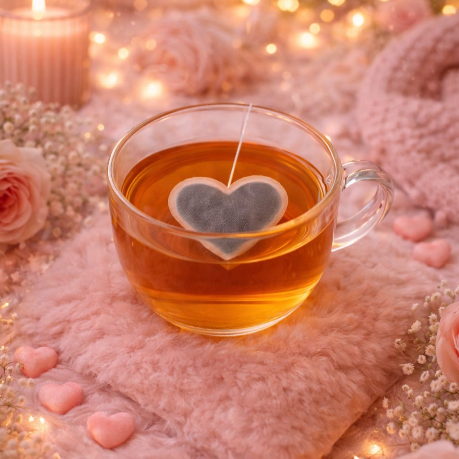 Bestie Heart-Shaped Tea Bags