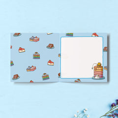 Cake print inside card