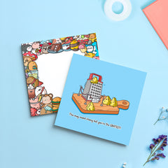 Cheese card with Toastedink envelope