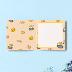Chick print inside card