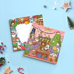 Christmas Living room card with Toastedink Christmas envelope