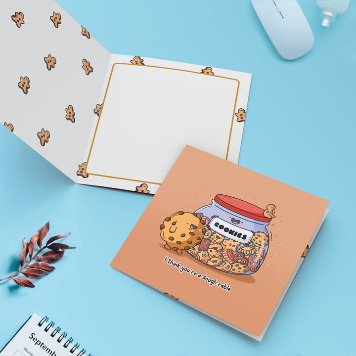 Cookies card with cookie print inside card