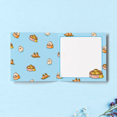 Dim sum print inside greetings card
