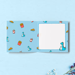 Fast food design inside card 