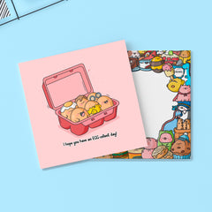Eggs card with Toastedink envelope