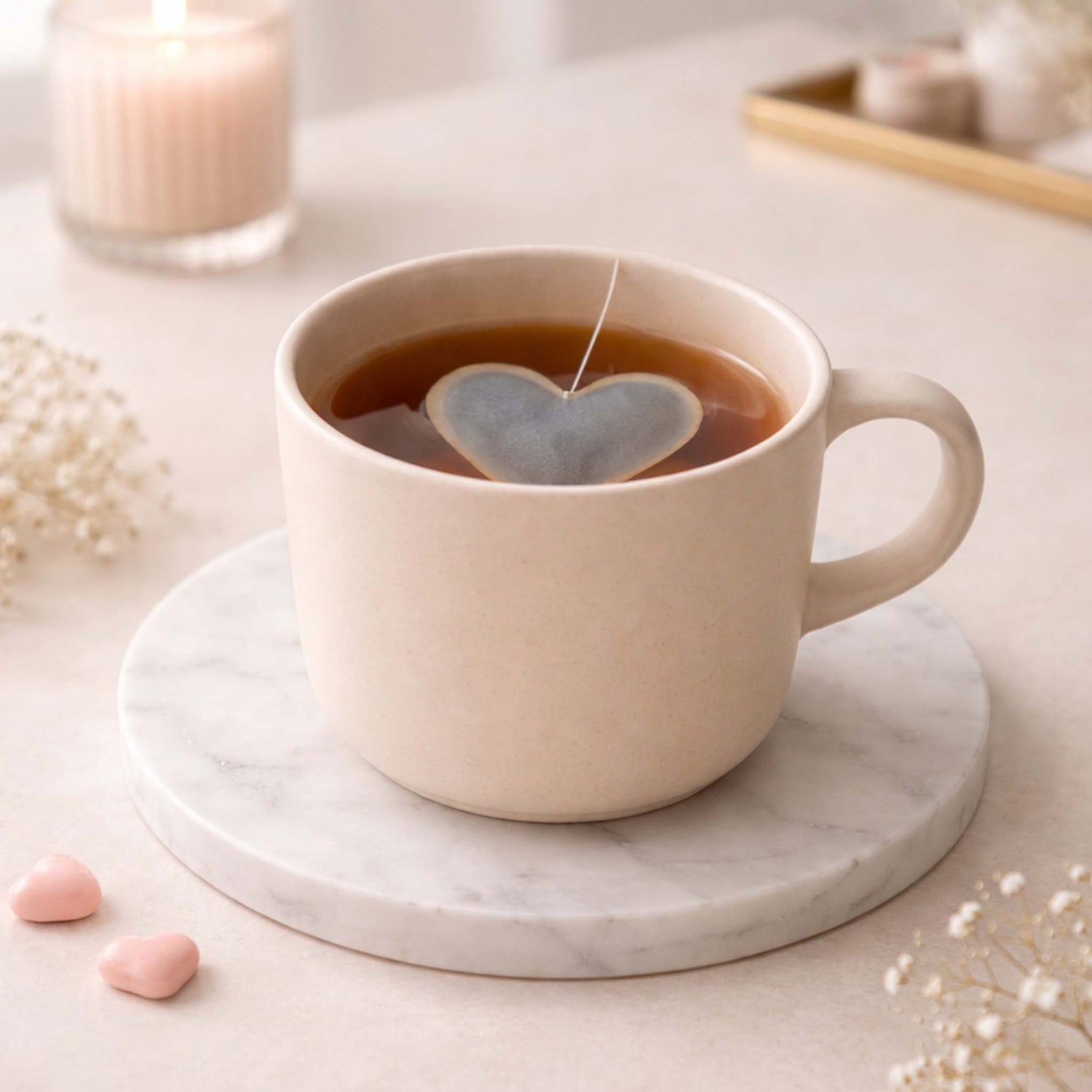 Heart Shaped Tea Bags