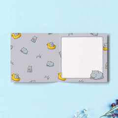 Hippo print inside a greetings card