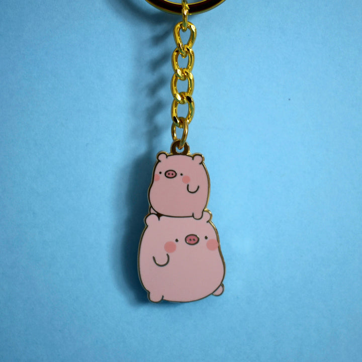 Key Rack Pig Cute Pig Keyring | Cute Keychains – ToastedInk