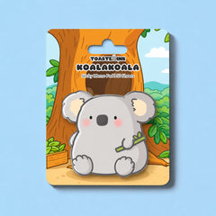 Koala shaped sticky notes on tree trunk design backing card