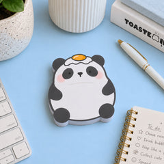 Panda sticky notes on desk