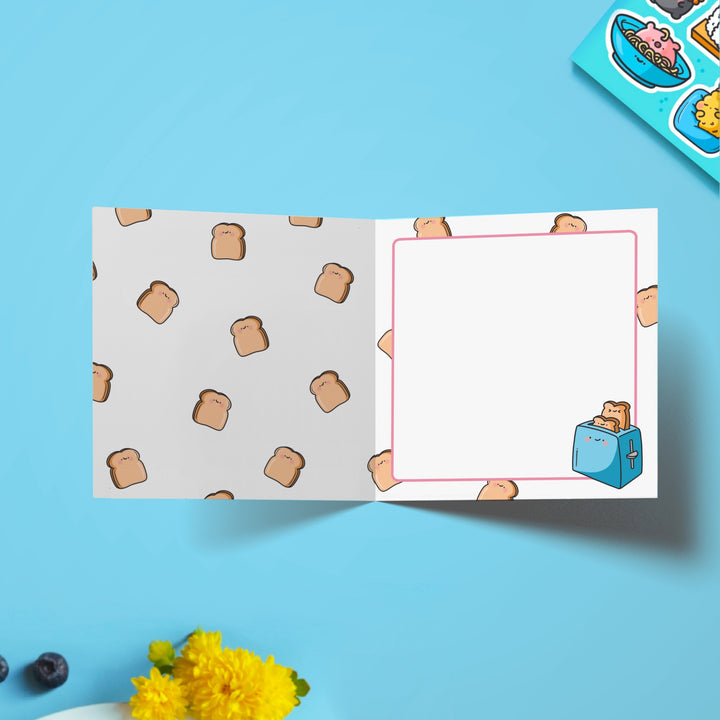 Toast print inside card