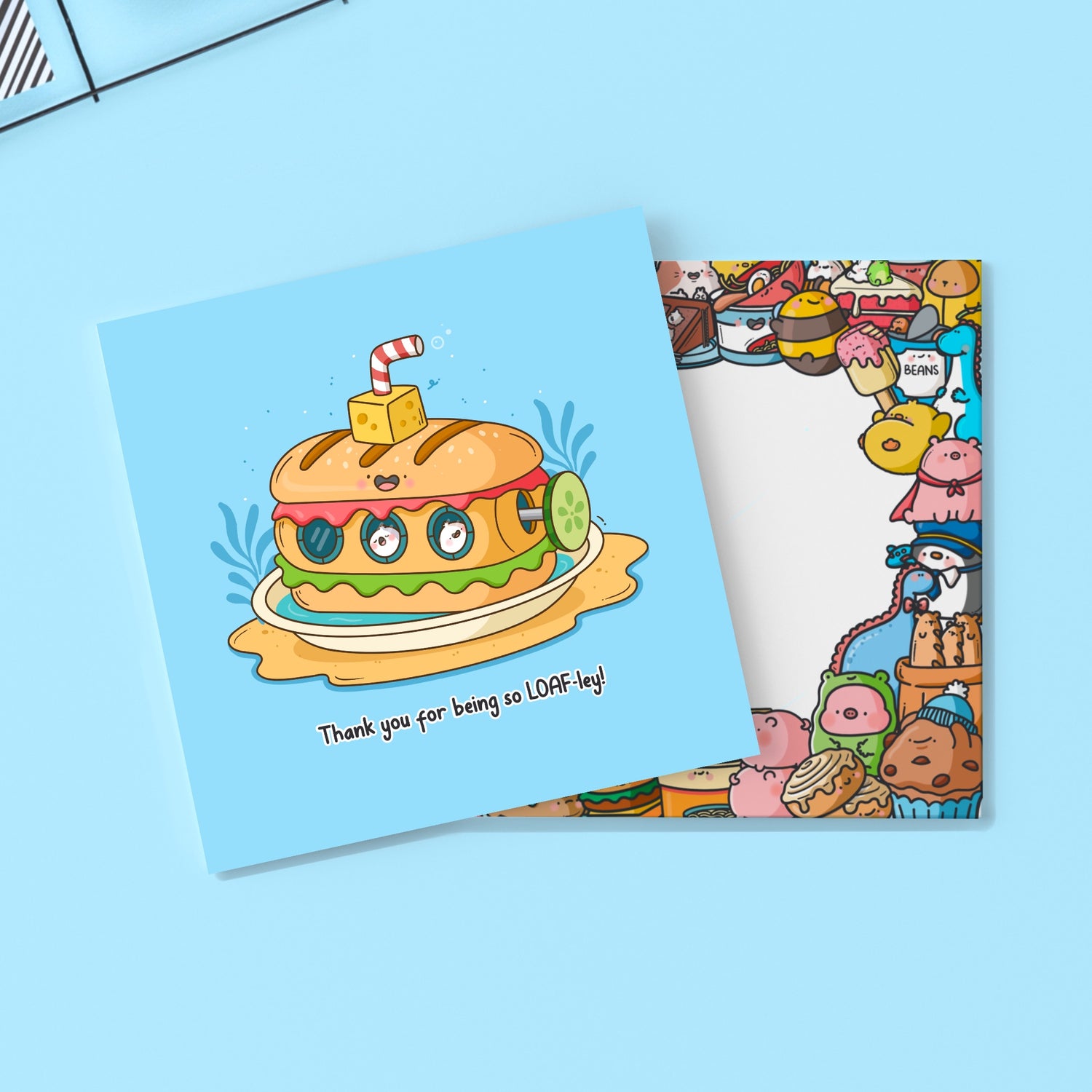 Sandwich card with Toastedink envelope
