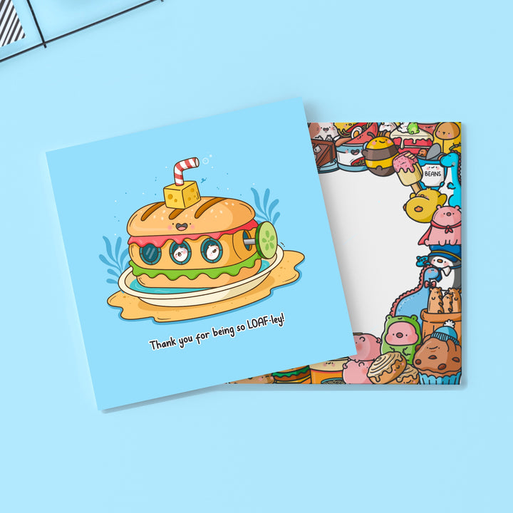 Sandwich card with Toastedink envelope