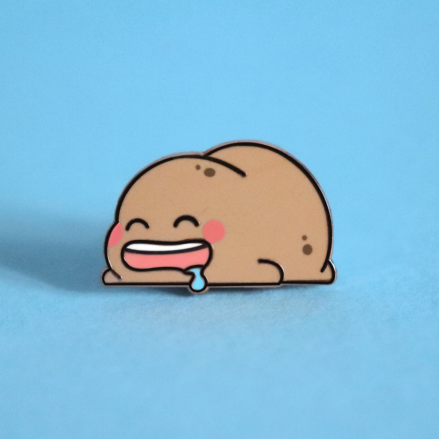 Sleeping Potato Enamel Pin