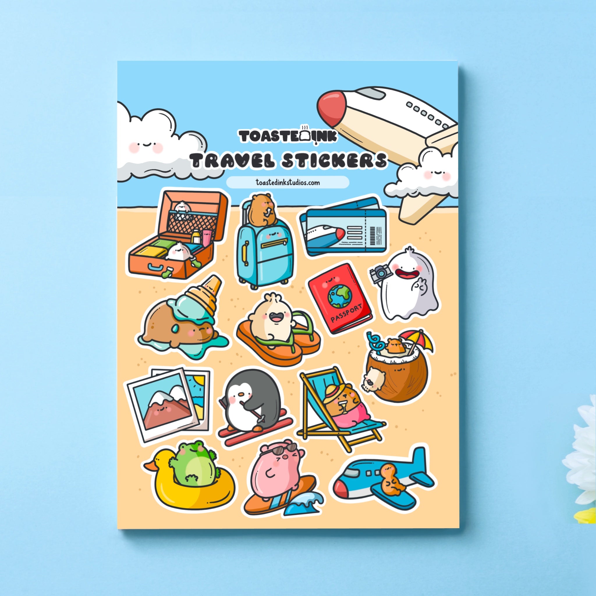 Must-Have Cute Travel Stickers for Every Wanderlust Enthusiast – ToastedInk