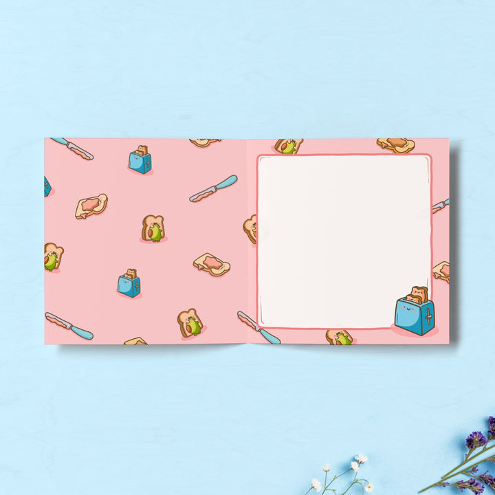 Toast print inside card