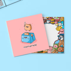 Toast card with Toastedink envelope