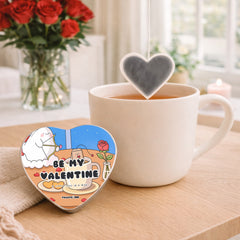 Valentines Day Heart Shaped Tea Bags