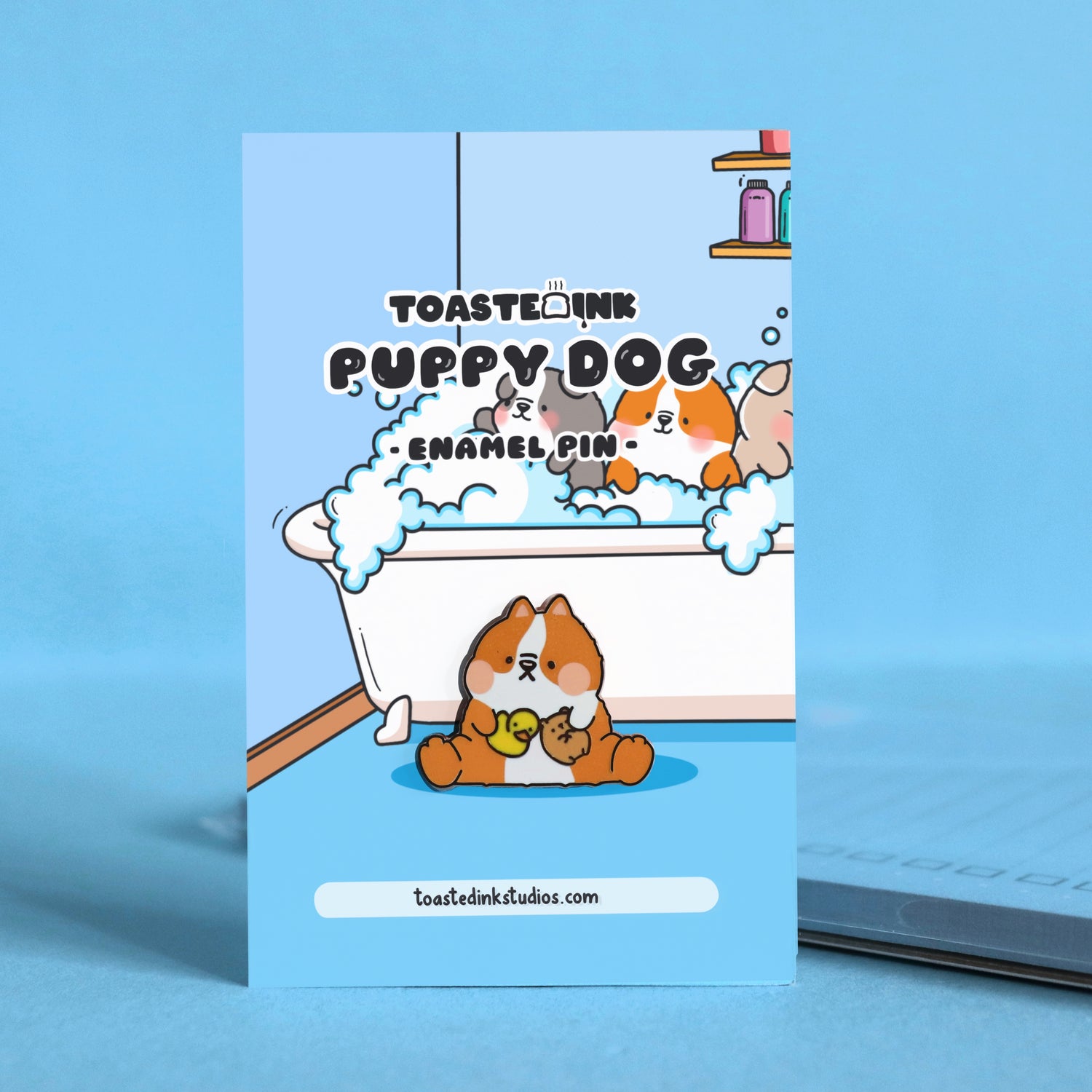Puppy Dog Enamel Pin