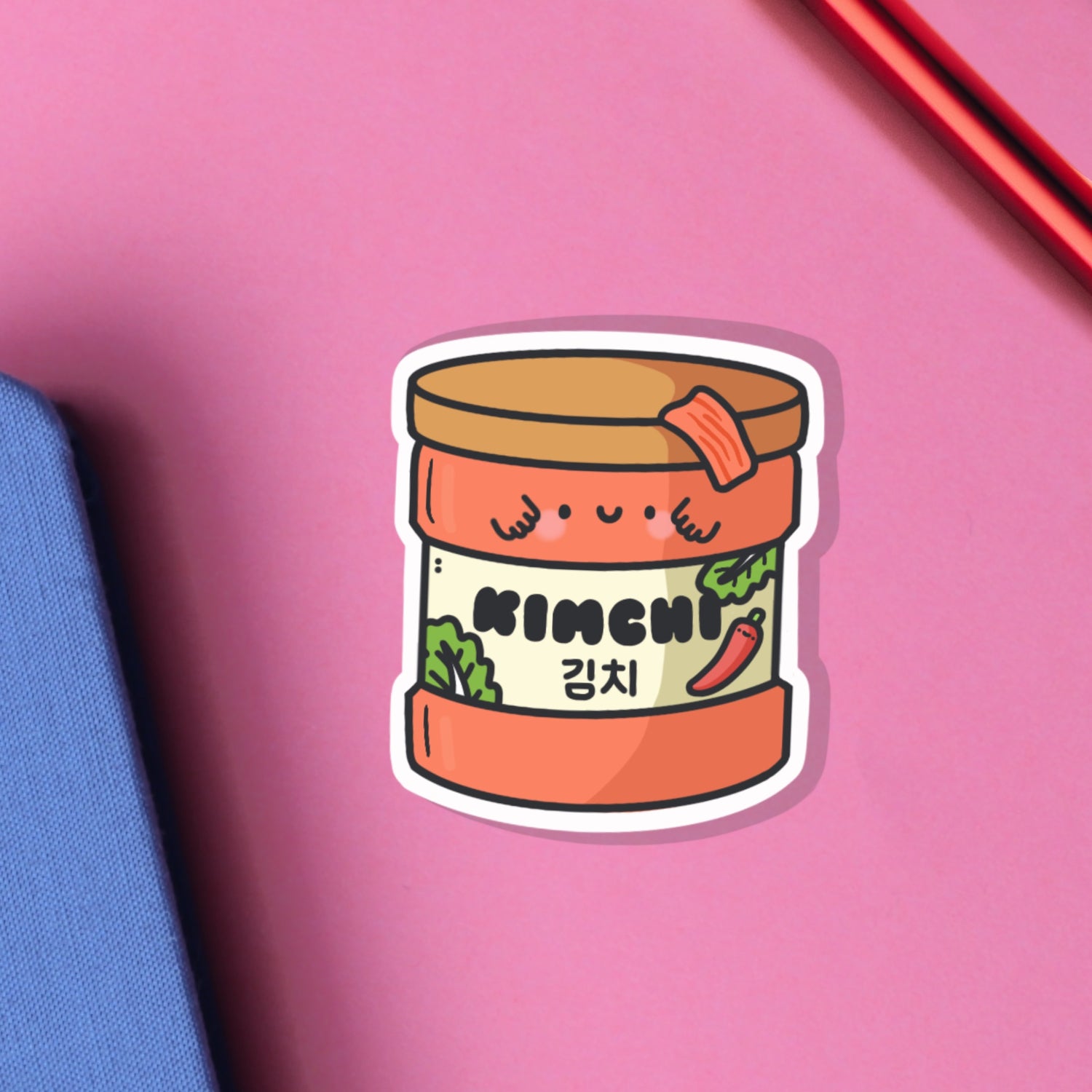 Kimchi Vinyl Sticker