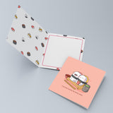 Sushi Card Mockup with Inside Print