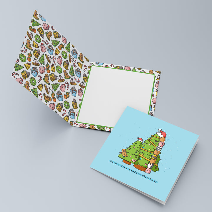 Christmas Tree card inside design