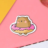 Donut Bear Vinyl Sticker