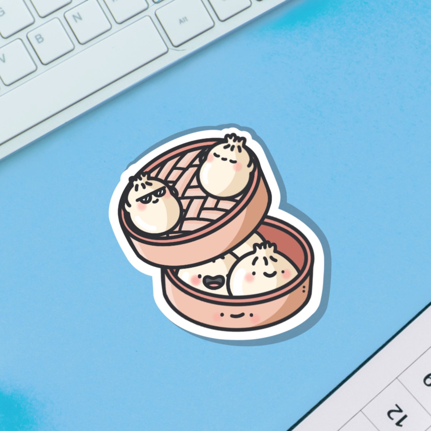 Dim Sum Bao Buns Vinyl Sticker