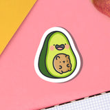 Avocado Bear Vinyl Sticker
