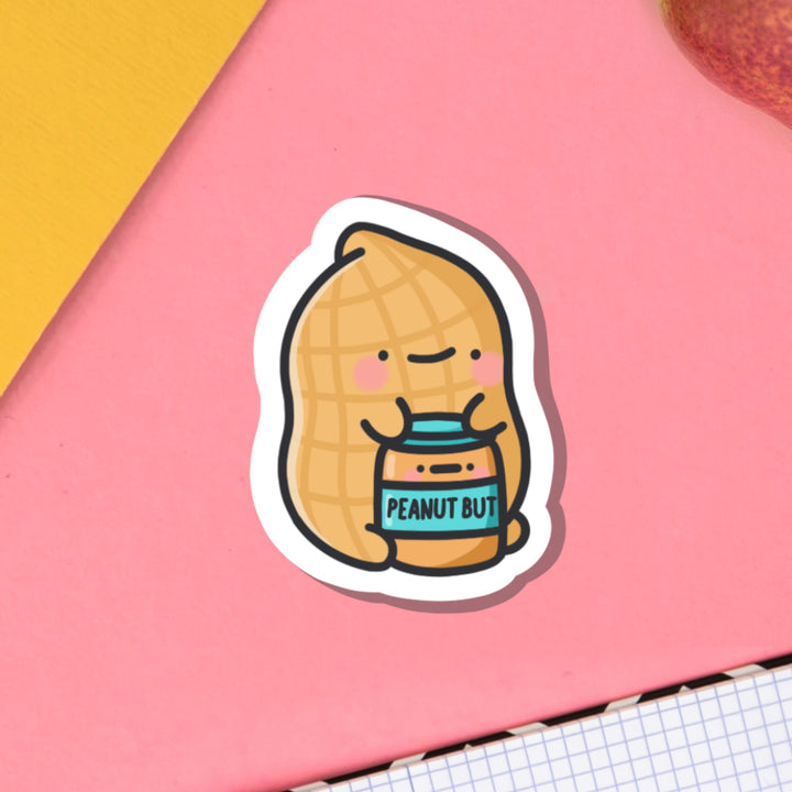 Cute peanut sticker