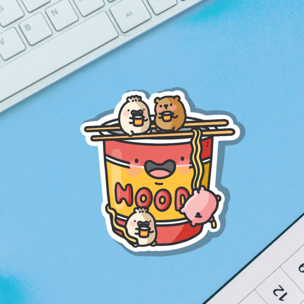 Pot Noodle Vinyl Sticker