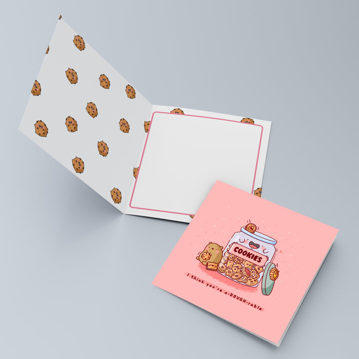 Cookies card with cookie print inside