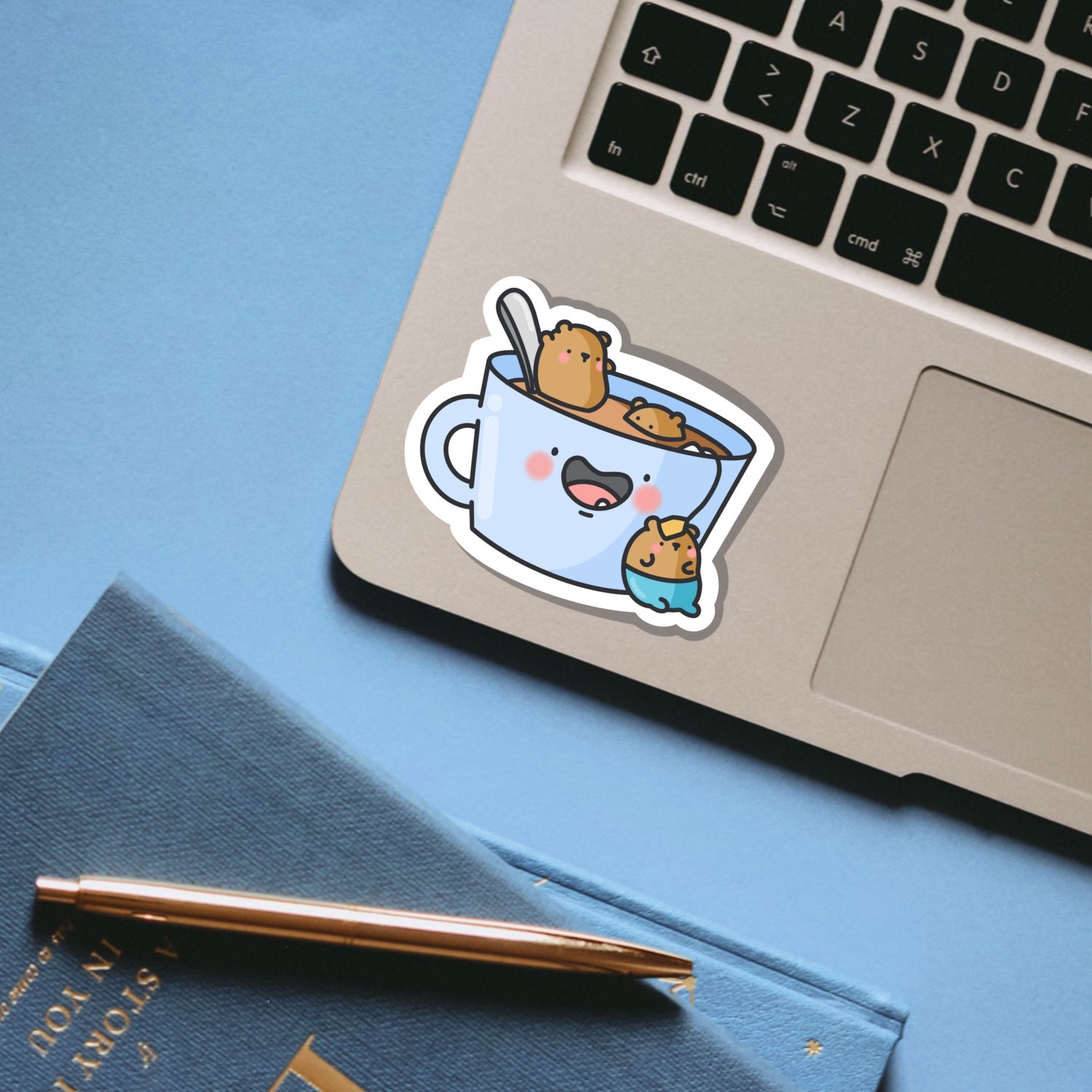 Tea Bears Vinyl Sticker