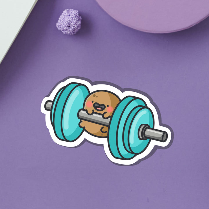 Cute fitness sticker