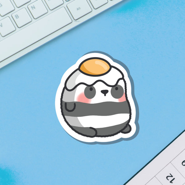 Panda Egg Vinyl Sticker