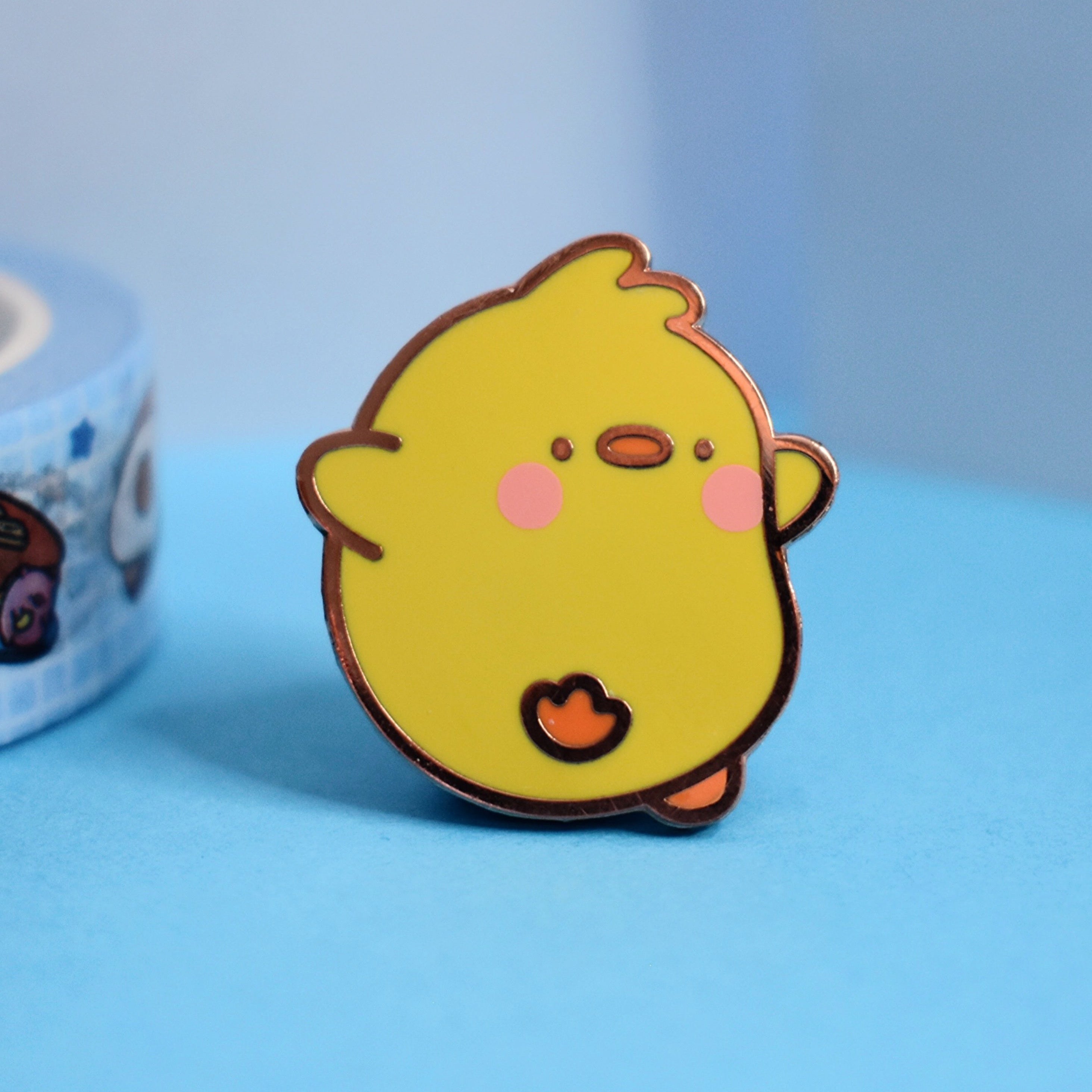 Cute Chick Pin | Cute Enamel Pins – ToastedInk
